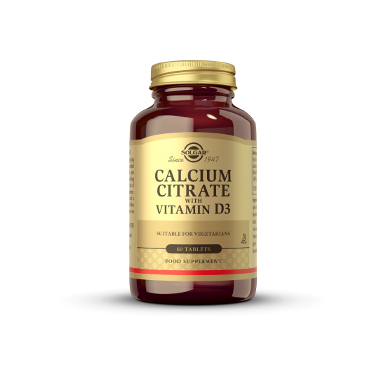 Solgar Kalcij Citrat Plus Vitamin D A60