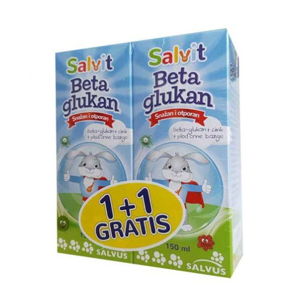 SALVIT BETA GLUKAN 150ml, 1+1 GRATIS