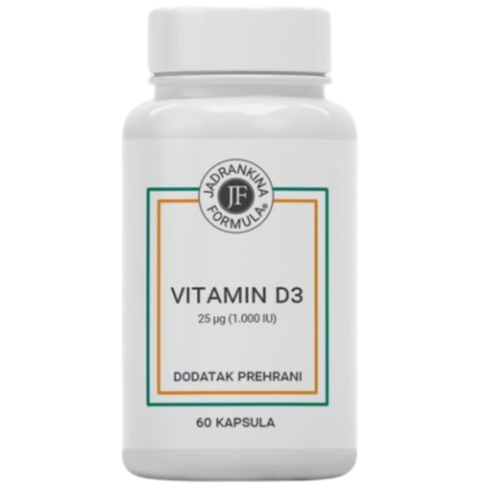 Vitamin D3 Jadrankina otopina 60 kapsula
